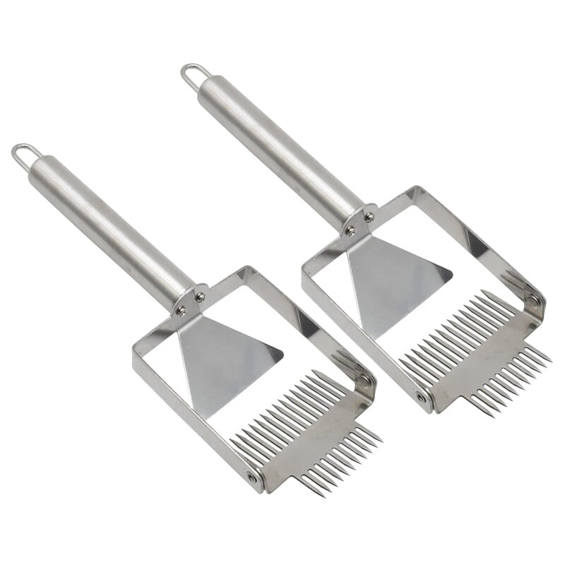 4 Stück Edelstahl Pinzetten Set - Reptilien Fütterungszange 25cm