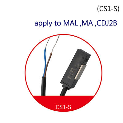 BLCH 10PCS Air Pneumatic Cylinder Magnetic Reed Switch Sensor D-A73 D-Z73 D-A93 D-C73 D-A54 D-B54 CS1-G J S U F Proximity Sensor: CS1-S
