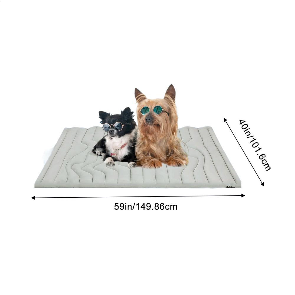 Lemmikkien jäämatto koirille kaksipuolinen kylmämatto koiralle hellävarainen kulutusta kestävä lemmikkien jäämatto lattialle autonistuimille ulko- ja sisähäkki