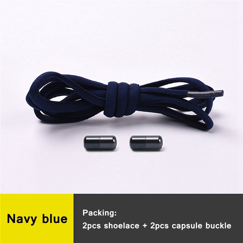 Elastic No Tie Shoelaces Semicircle Shoe Laces For Kids and Adult Metal Lock Sneakers Shoelace Boot Lazy Laces Shoe Strings