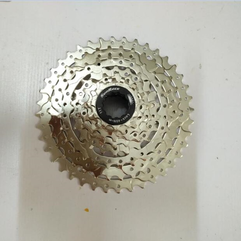Sunrace CSM680 Bicycle Freewheel 8 Speed 11-40T Wide Ratio Bike Bicycle MTB Cassette Black Silver