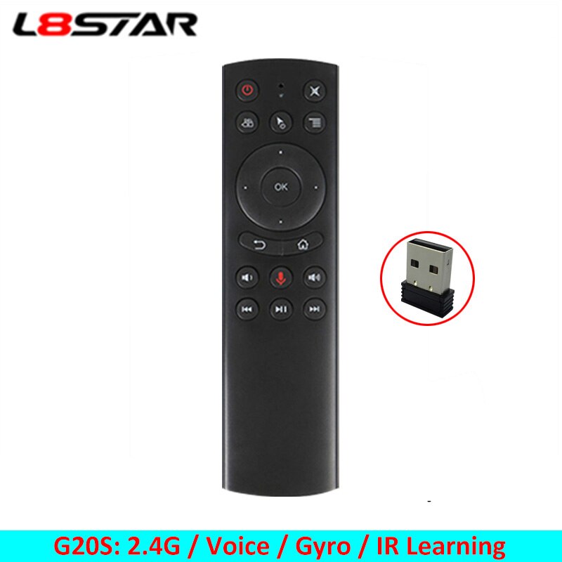 L8star G20 G20BTS G20SPRo 2.4G Lucht Muis Afstandsbediening Voor Smart Android Tv Box Computer Pc Laptop Draadloze Rf h96 X99 Max A5x: G20S