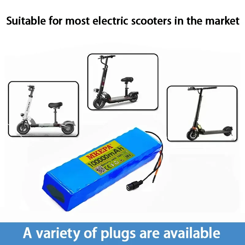 10S2P 36V 100000 Batteria per scooter elettrico mAh 42v Batteria per scooter elettrico al litio Batteria per scooter elettrico 800W Batteria 10s2p 36V