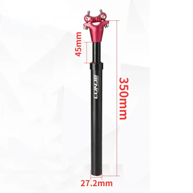 Bike Seat Post 27 2 Seatpost Suspension Dropper Post MTB Suspension Shock Absorber Accessories Mtb Suspension Seat post: PURPLE