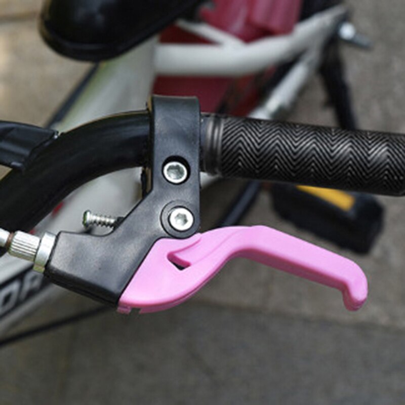 1Pair Bicycle Brake Handle 2-finger Mountain Bike Cycling Brake Levers Bike Bicycle Children Brake Handle Cycling Kids Bikes