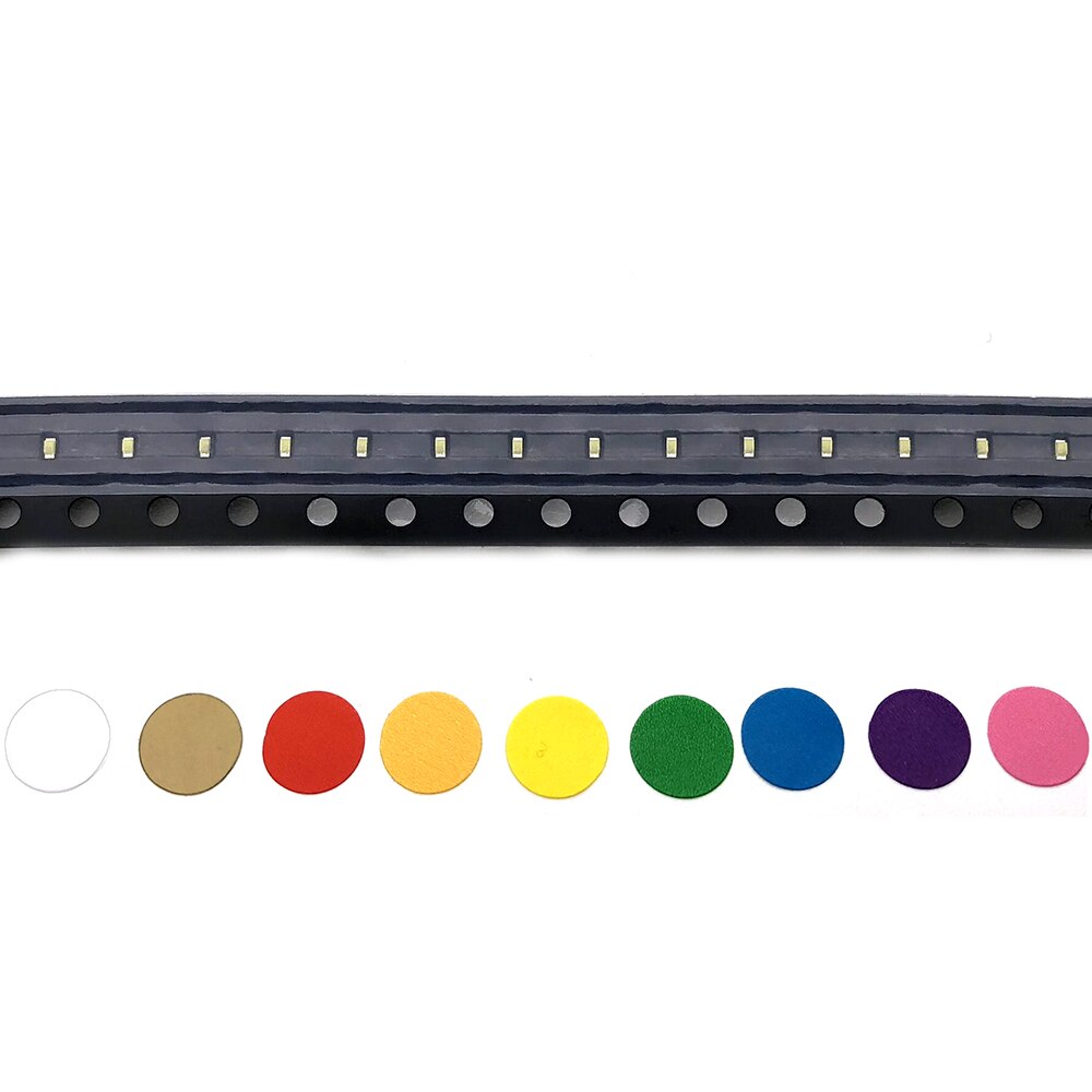 4000/ rullar led 0402 1005 smd pärlor varmvit/sval vit/rgb/röd/orange/gul/grön/isblå/lila uv/rosa lysdiod