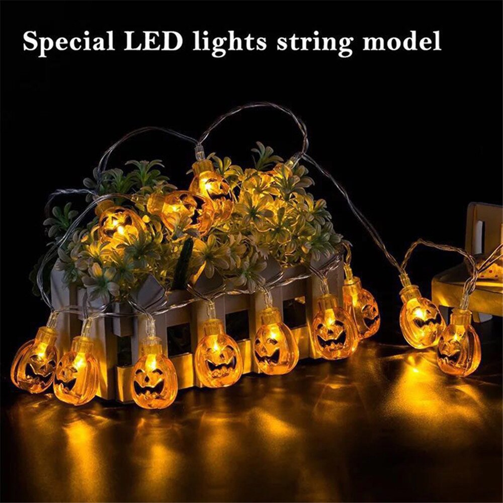 Solar Powered Halloween Acrylic Pumpkin LED String Lights 3D Pumpkin Lights for Xmas Halloween Thanksgiving Fall Decoration