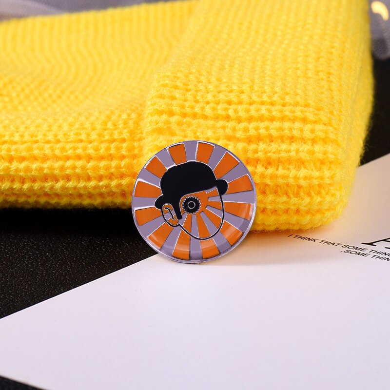 A Clockwork Orange Pin Badge Ultra Violence Droog Film Brooch