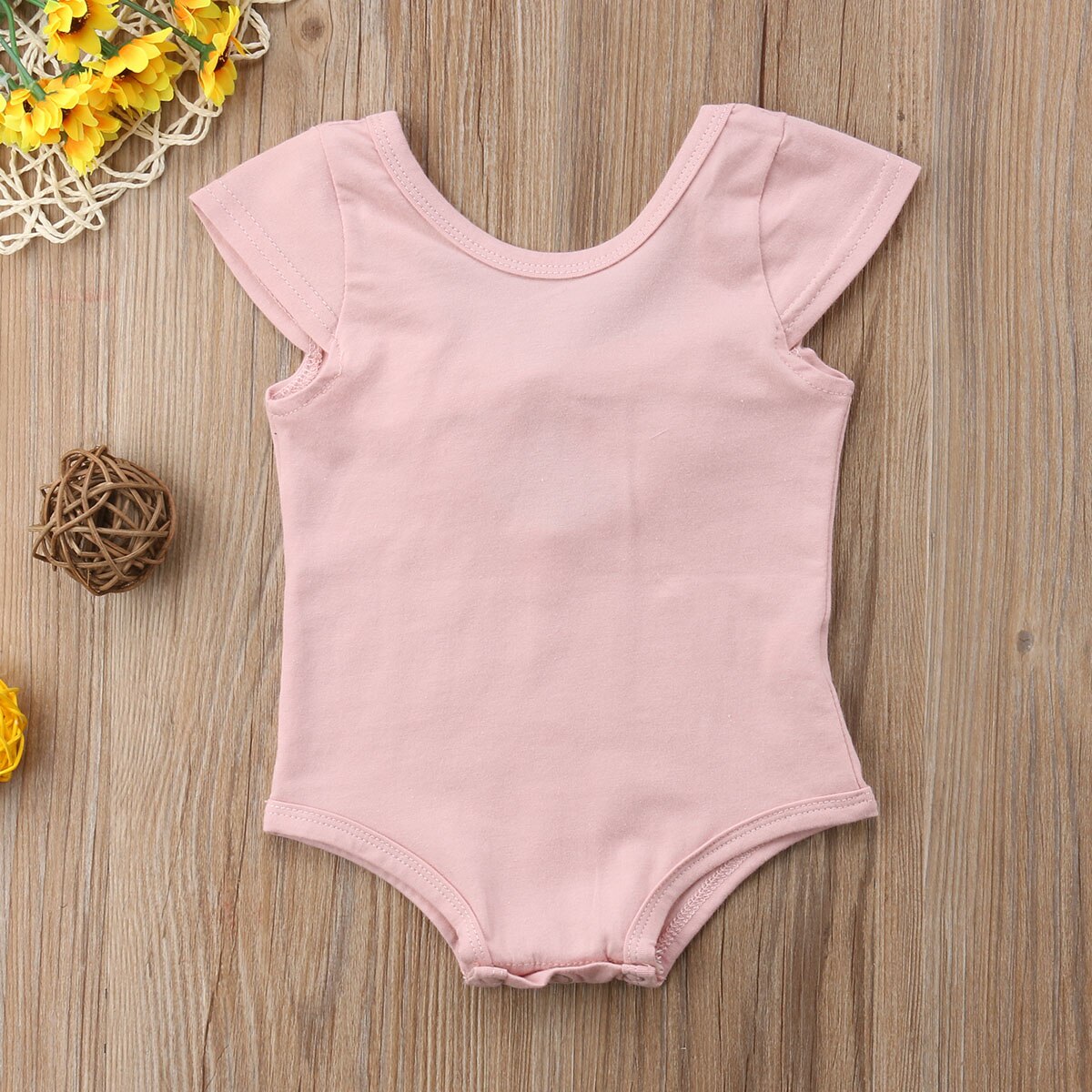 Nieuw Zomer Casual Peuter Baby Meisjes Jongens Romper 3 Stijl Korte Mouwen Effen Terug Boog Jumpsuits Romper Outfit 0-24M