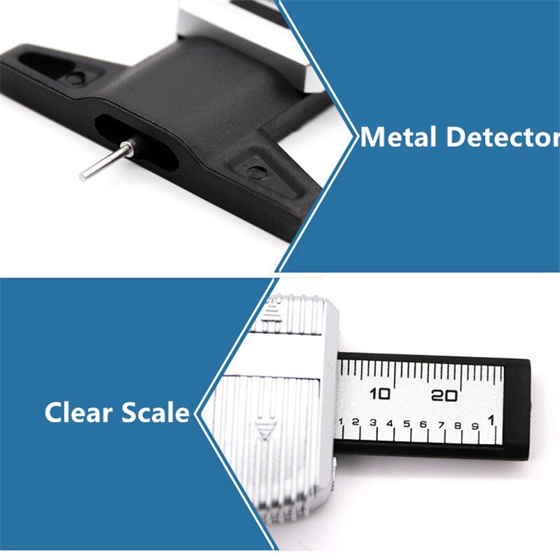 Digital Car Tyre Tire Tread Depth Gauge Meter Measurer Tool Thickness Gauges Tread Brake Pad Shoe Tire Monitoring System