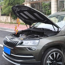 2 unids/set coche colocar frente capucha capó levantar Hood de la cubierta del motor resorte de puntal de barra hidráulica Shock Bar para Skoda Karoq de a