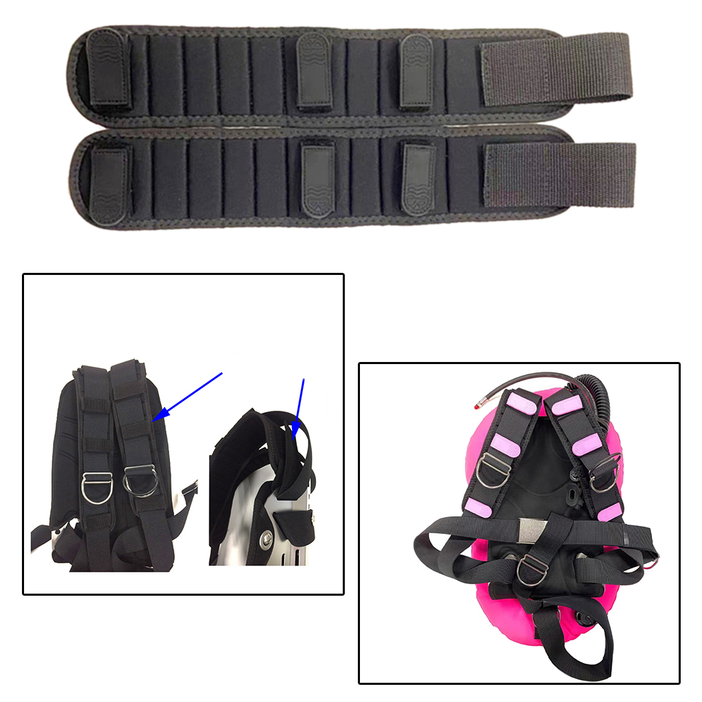 Komfortable Tauchen Backplate Schulter Gurt Pad Kissen Gepolstert nutzbar machen für