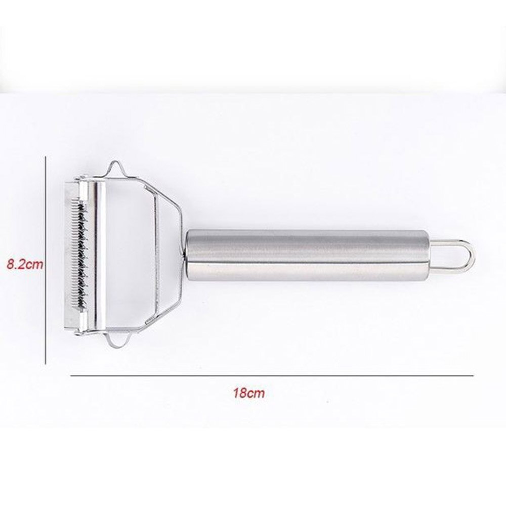 Roestvrijstalen 2 in groenterasp julienne-instrument aardappelschiller groente 1 fruitschiller keukenbenodigdheden