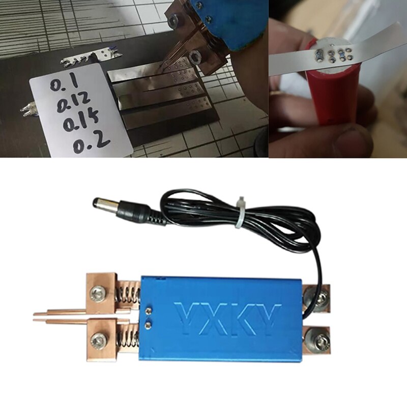 DIY Automatic Integrated Hand-Held Spot Welding Pen Trigger Built-in Switch Blue