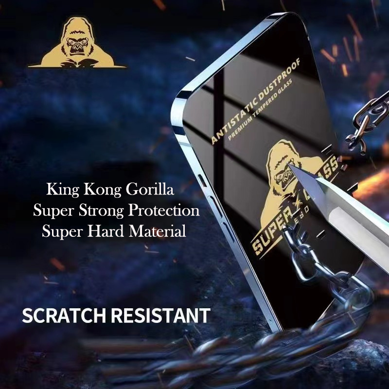 Gorilla vidrio templado antiexplosión para iPhone 15 Pro 14 13 12 11 Pro Max Protector de pantalla iPhone X XR XS Max película protectora