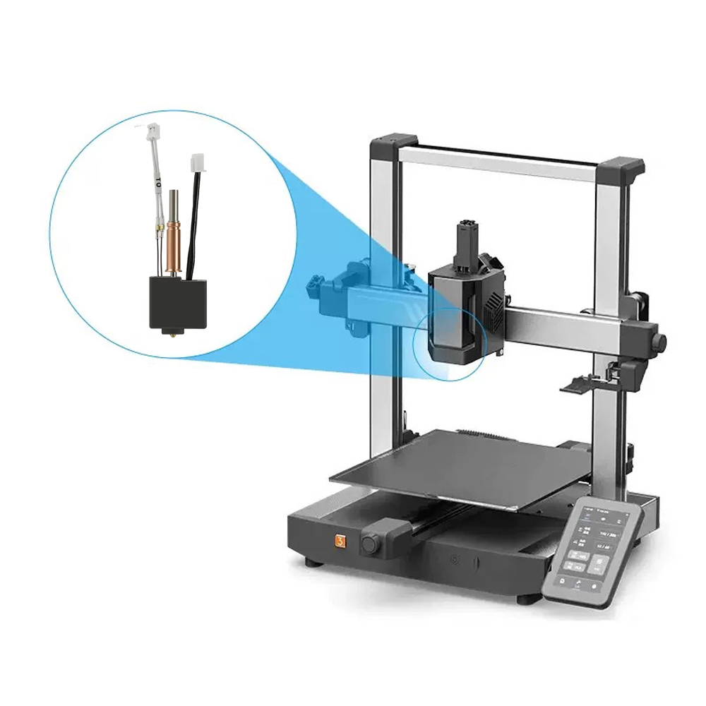 Kit Upgrade for Anycubic Kobra 3 Hotend Kobra 3 Combo Hotend Kit 3D Printer Accessories End Brass Nozzle Thermistor Heating