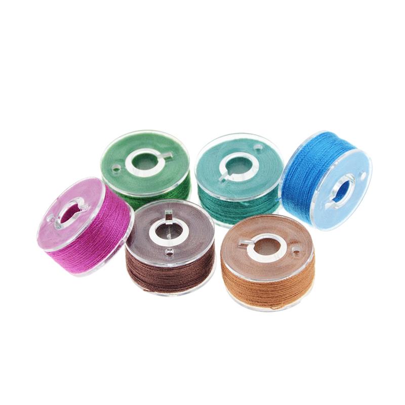 Bobina y 40 metros de hilo de coser, herramientas de costura para el hogar, con soporte de bobina, Kit para hilo de mano y máquina, 36 Uds.