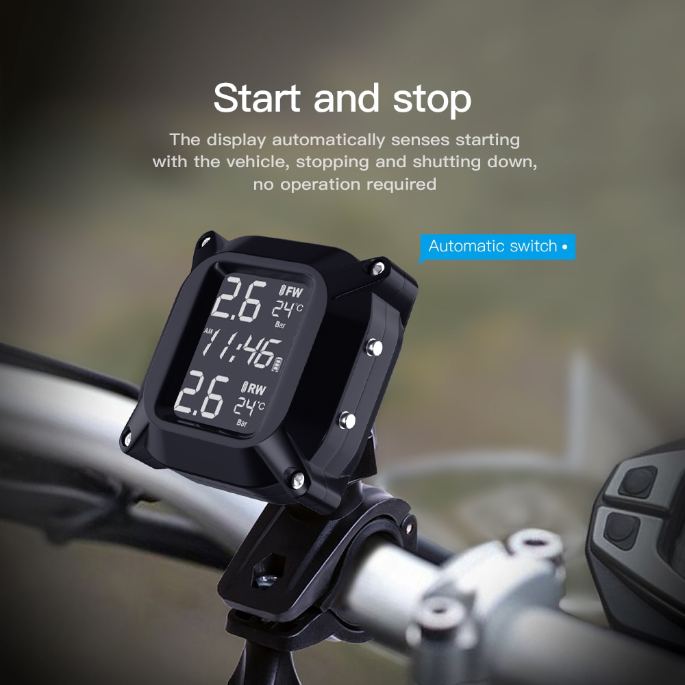 Bandenspanningscontrolesysteem Motorfiets Tpms Dra... Grandado