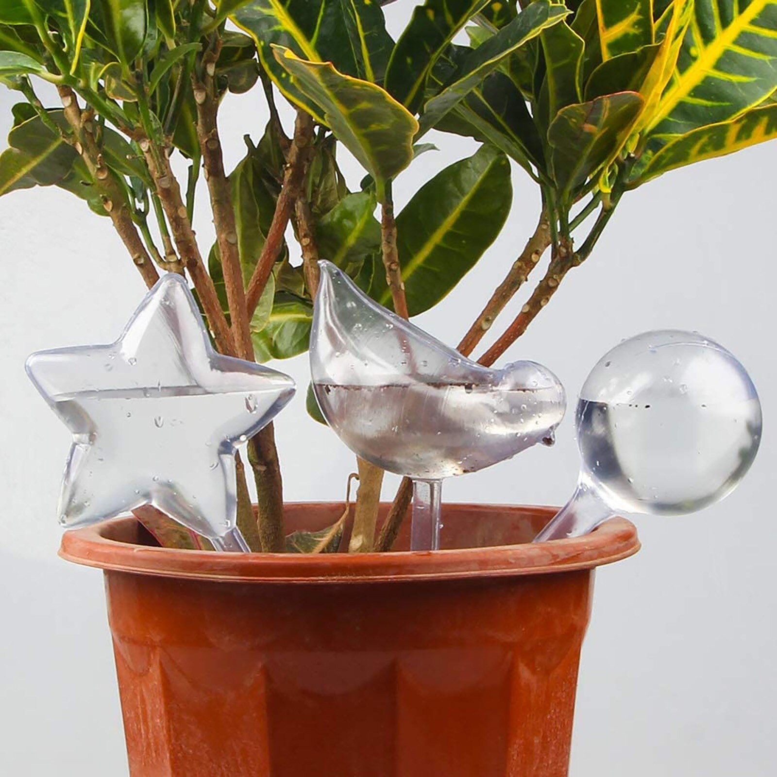 Indoor Plant Self Watering Spikes Plant Self Watering Devices Automatic Drip Irrigation Plant Watering System Drip Garden Tools