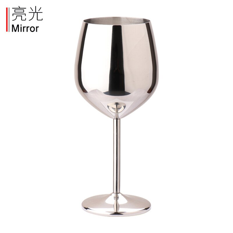 Rustfrit stål vinglas dobbeltvæggede isolerede ubrydelige bæger til champagne med rød hvidvin - genanvendelig kop: 6