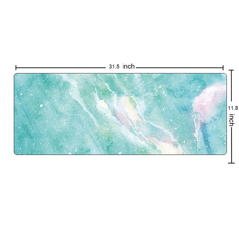 Marble Mouse Pad 800x300mm XL Office Desk Laptop Computer Keyboard Game Gamer Mouse Mice Mat Large Gaming Mousepad