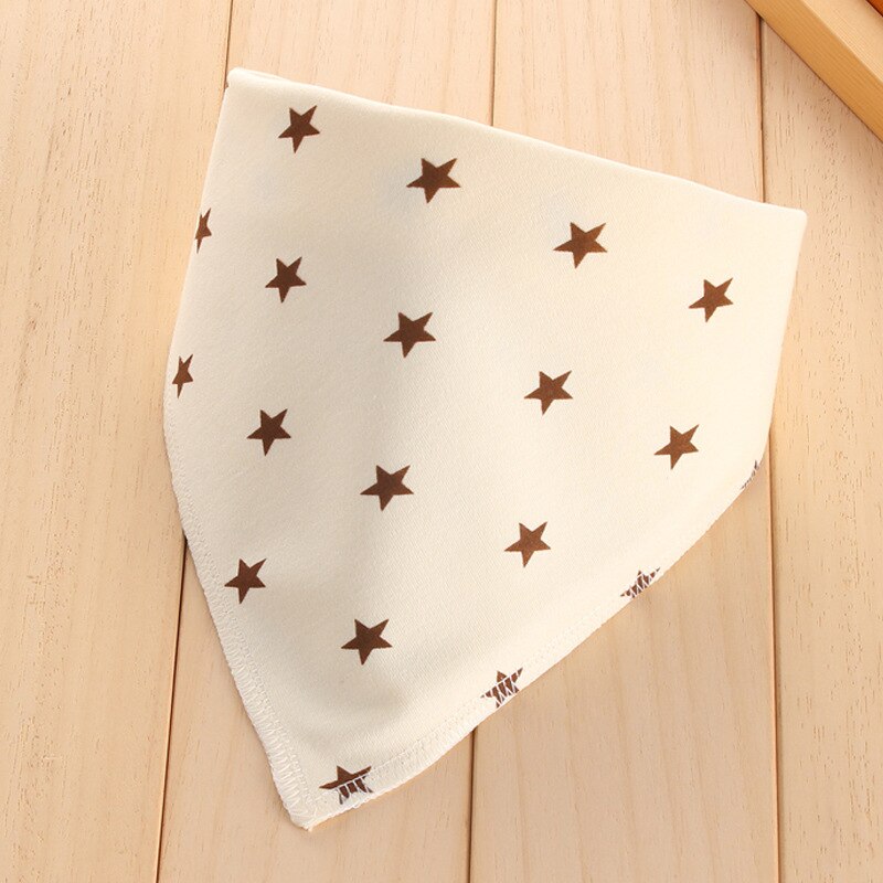 Dubbele Lagen Katoenen Baby Bandana Slabbetjes Burp Doeken Mooie Cartoon Dier Ster Beby Kids Dribble
