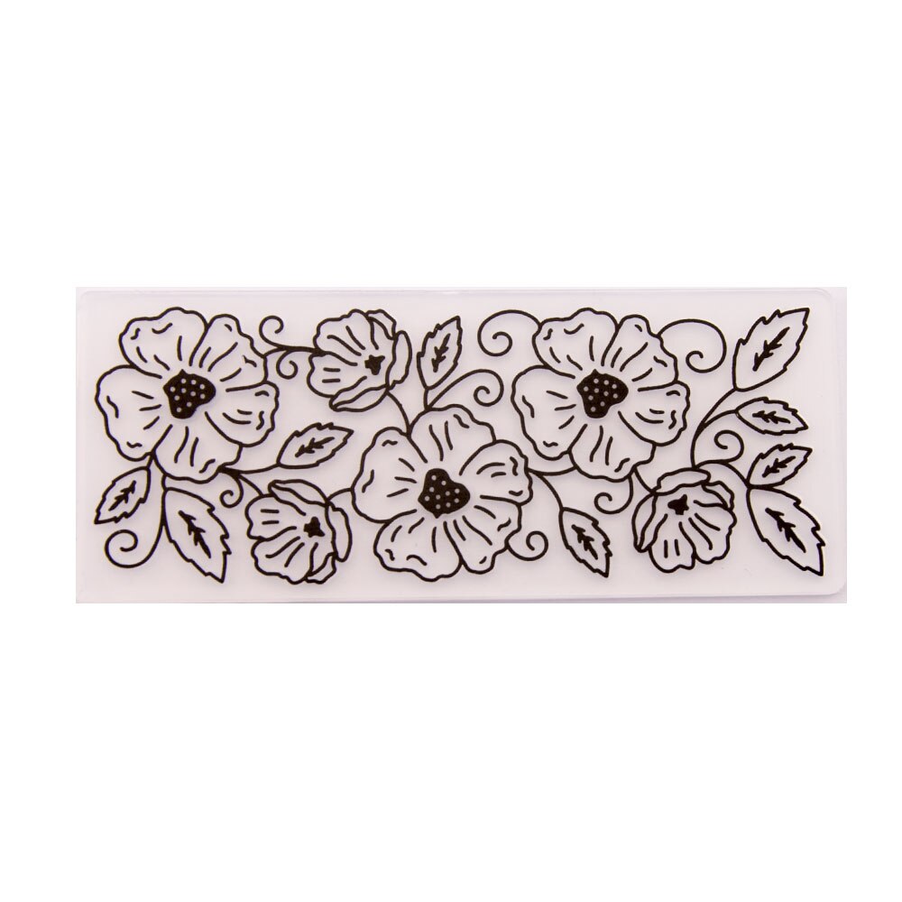 FLowers Plastic Embossing folders Stencils for Scrapbooking DIY Template Making Photo Album Card Handmade Decoration