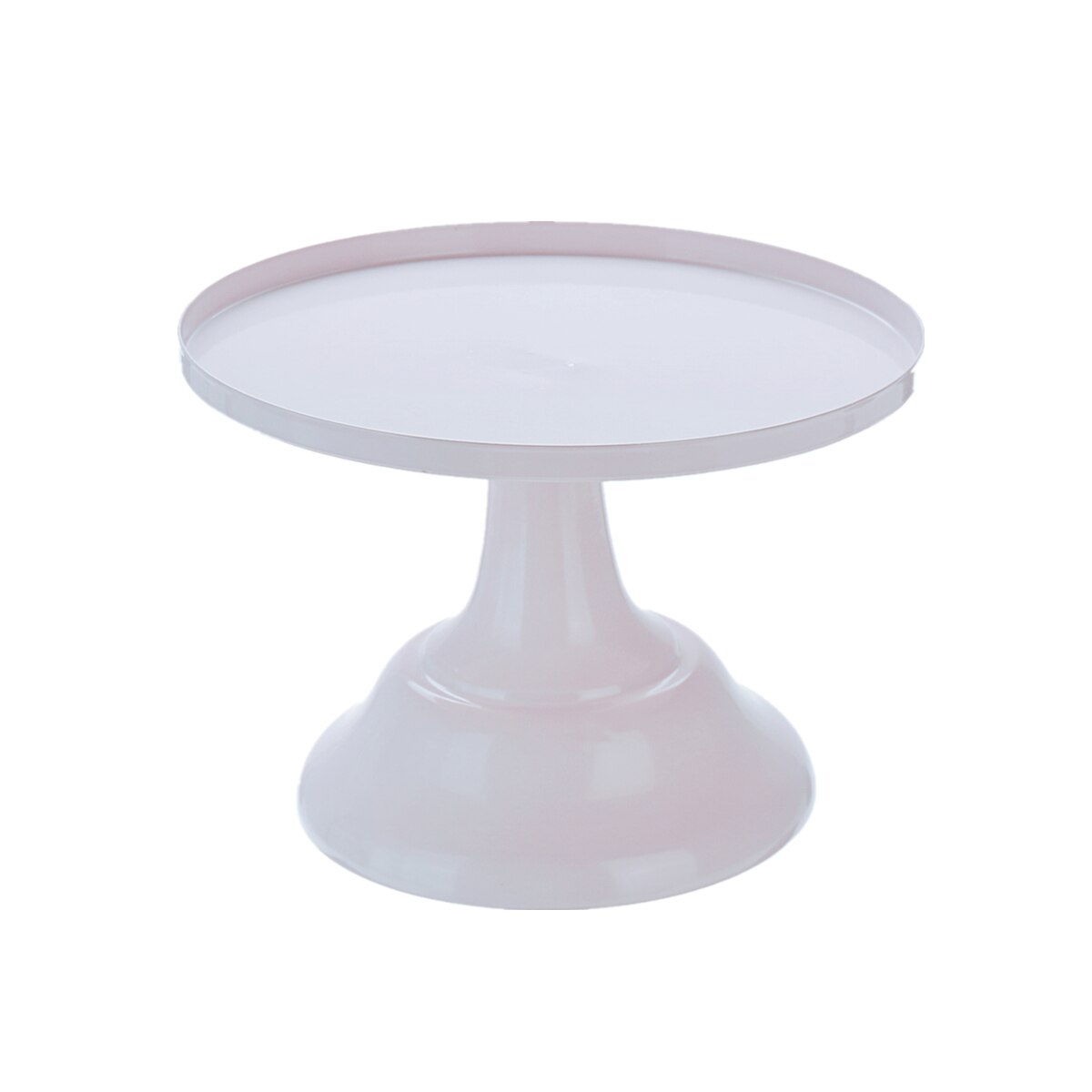 8 Inch Round Cake Stand Wrought Iron Exquisite Cake Rack Base Dessert Stand Round Cake Display Wedding Birthday Cupcake Holder: White