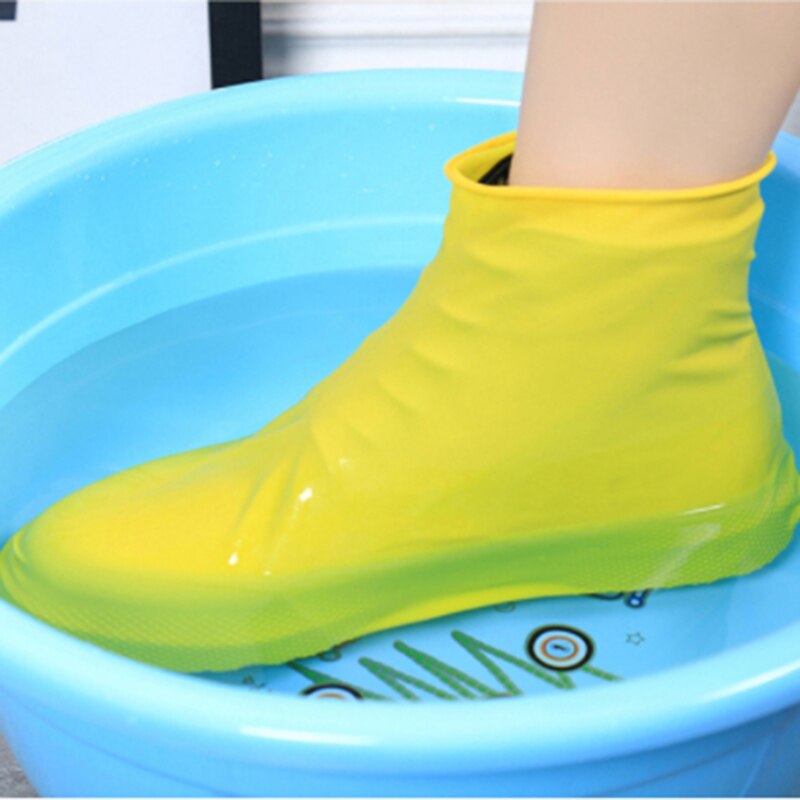 Silikon Überschuhe Einweg Wasserdichte Schuh Abdeckung Regen Männer Schuhe Abdeckungen Regen Stiefel Nicht-Unterhose Waschbar unisex