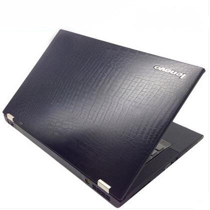Kannettava tietokone hiilikuitu-nahka tarra ihon suojus suojus lenovo joogalle 920 13 ikb 2- in -1 13.9 " kosketusnäyttö: Musta krokotiili