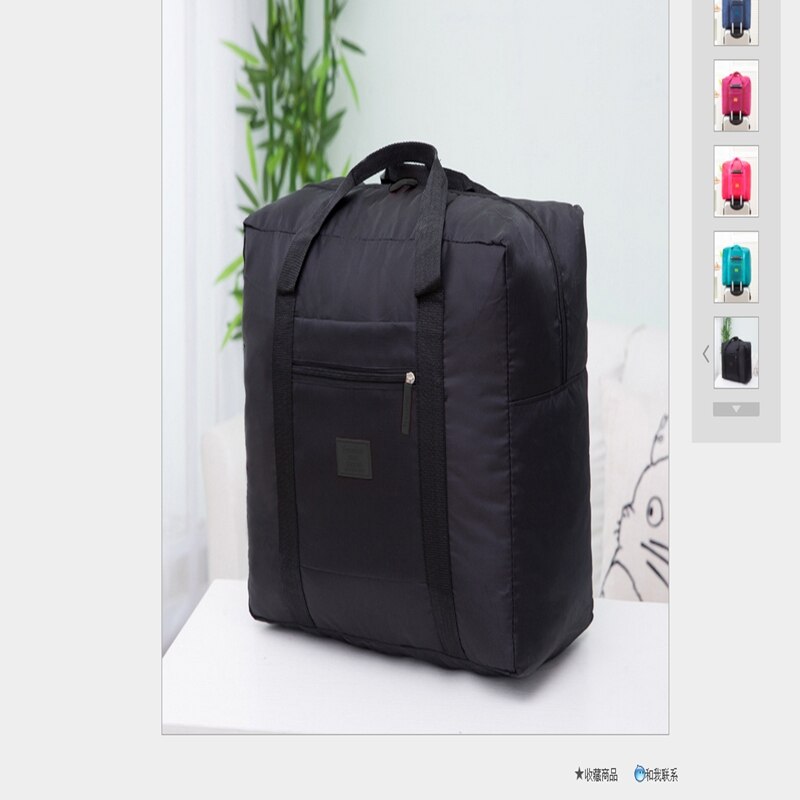 Opvouwbare Waterdichte Reizen Bagage Tas Sport Duffle Holdall Handtas Vlucht Bag Kleding Organizer Carry Op Plunjezak: A