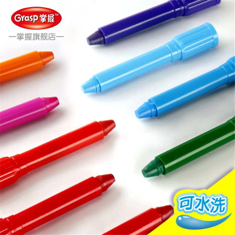 Rotary Water Soluble Oil Sticks Silky Bright Sticks Nontoxic Washable Paint Sticks Crayons 36 Colors