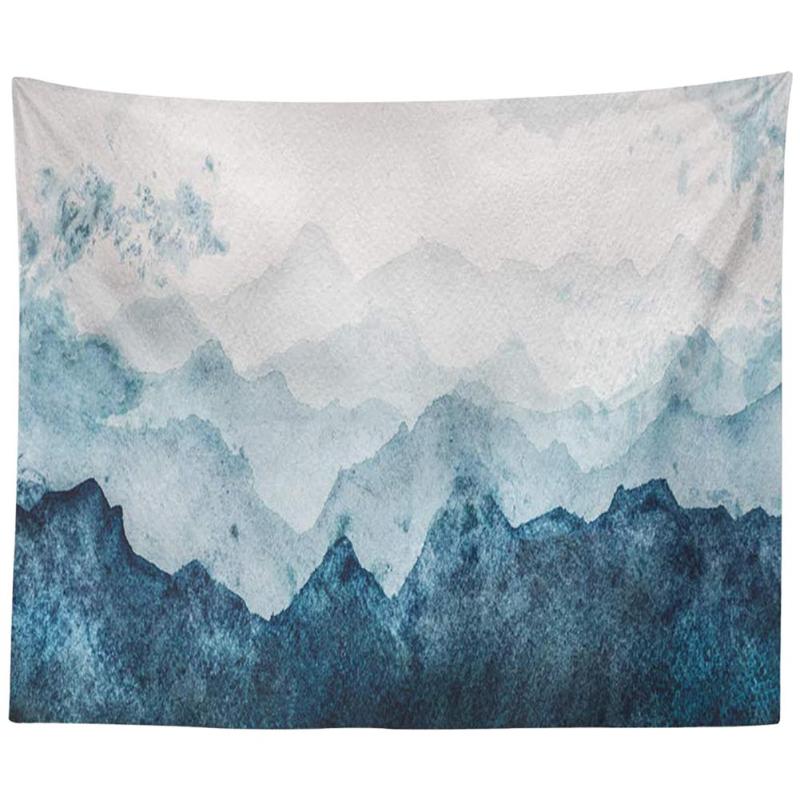 Japanese Style Wall Hanging Tapestry Nordic Home Decoration Wall Art Table Cloth Bedroom Landscape Painting Tapestry: 01 / L