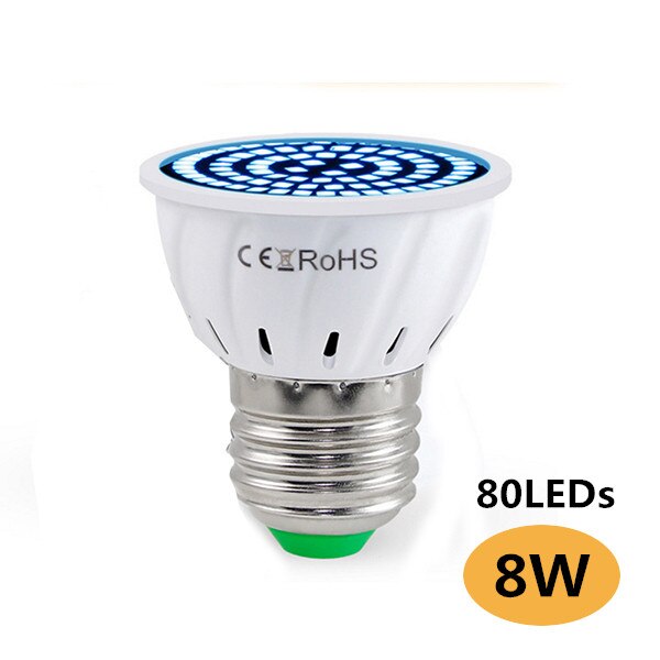 Bombilla germicida LED E27, luces de ácaros, 110V, 220V, UVC, luz ultravioleta, esterilización de ozono, 4W, 6W, 8W: 8W Bulb / 220V