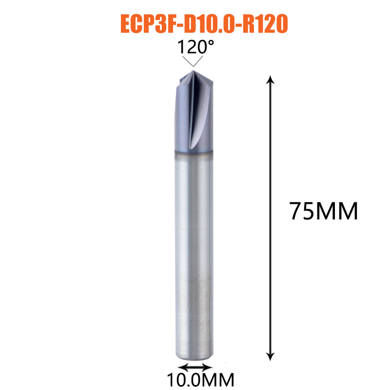1pc canto arredondamento chanfro fresas 3-12mm rebarbação cnc madeira metal roteador bit chanfradura fresa canto redondo sobre bit: 27mm