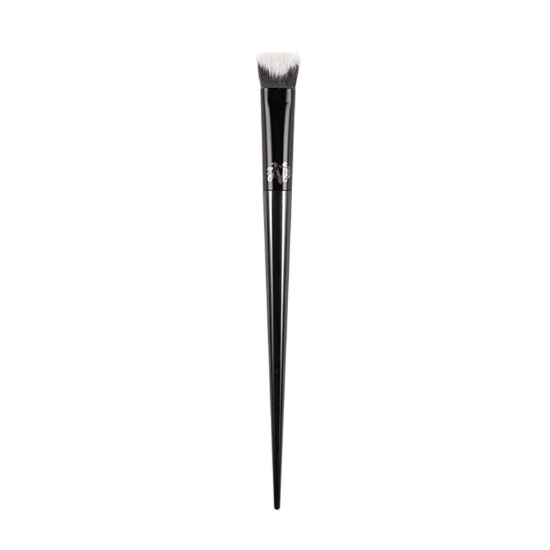 Kat Von D-brocha de maquillaje 40 brocha correctora pelo de fibra suave mango negro brochas de maquillaje de para mujer: Default Title