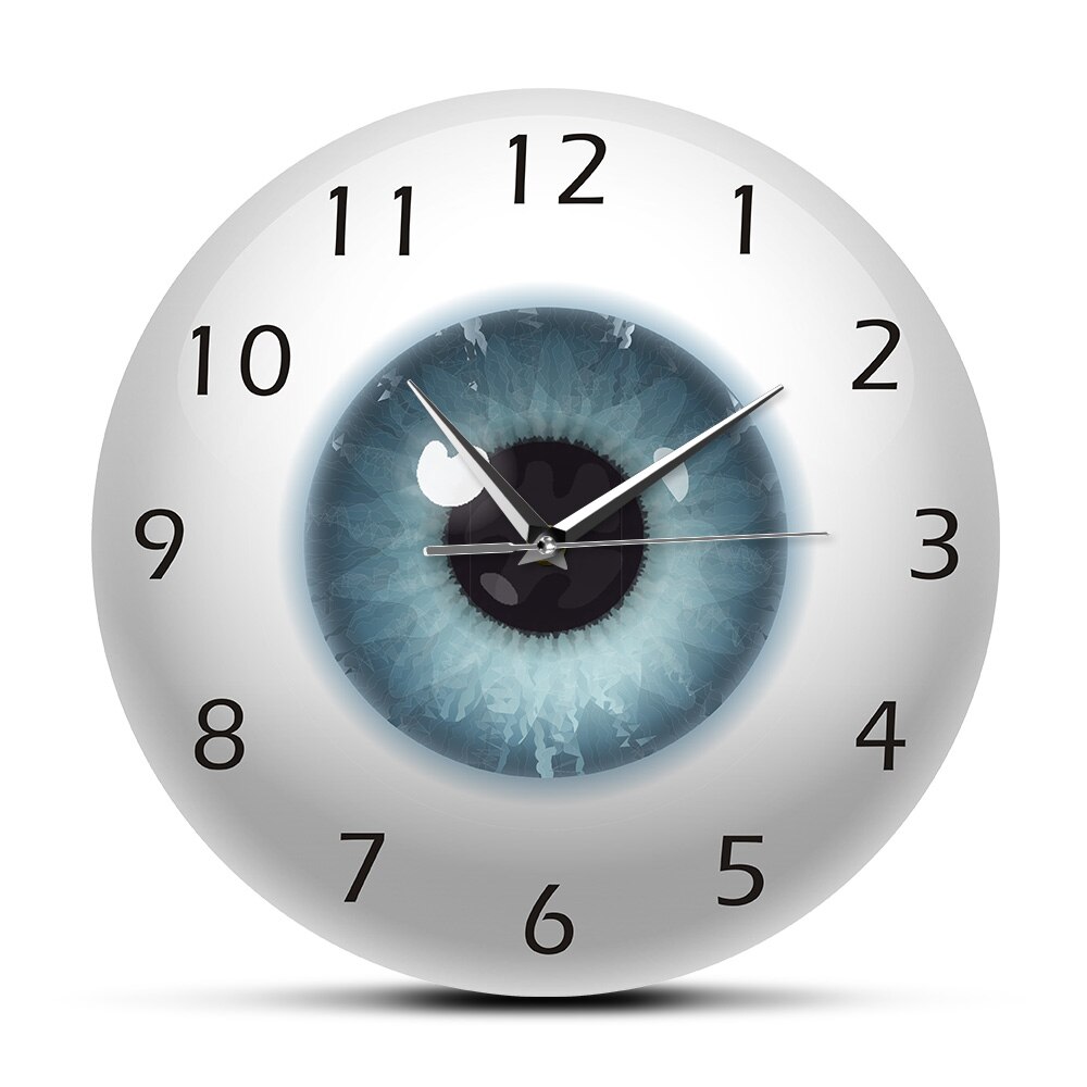The Eye Eyeball Wall Clock Pupil Core Sight View Ophthalmology Wall Decor Novelty Clocks Ophthalmologist Nurse Christmas