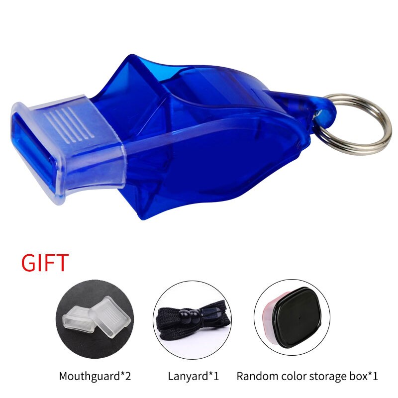 Non-nuclear Dolphin Whistle ABS Plastic Referee Whistles For Outdoor Sport Basketball Soccer High Pitch Easy Blow Match Whistles: Dark blue