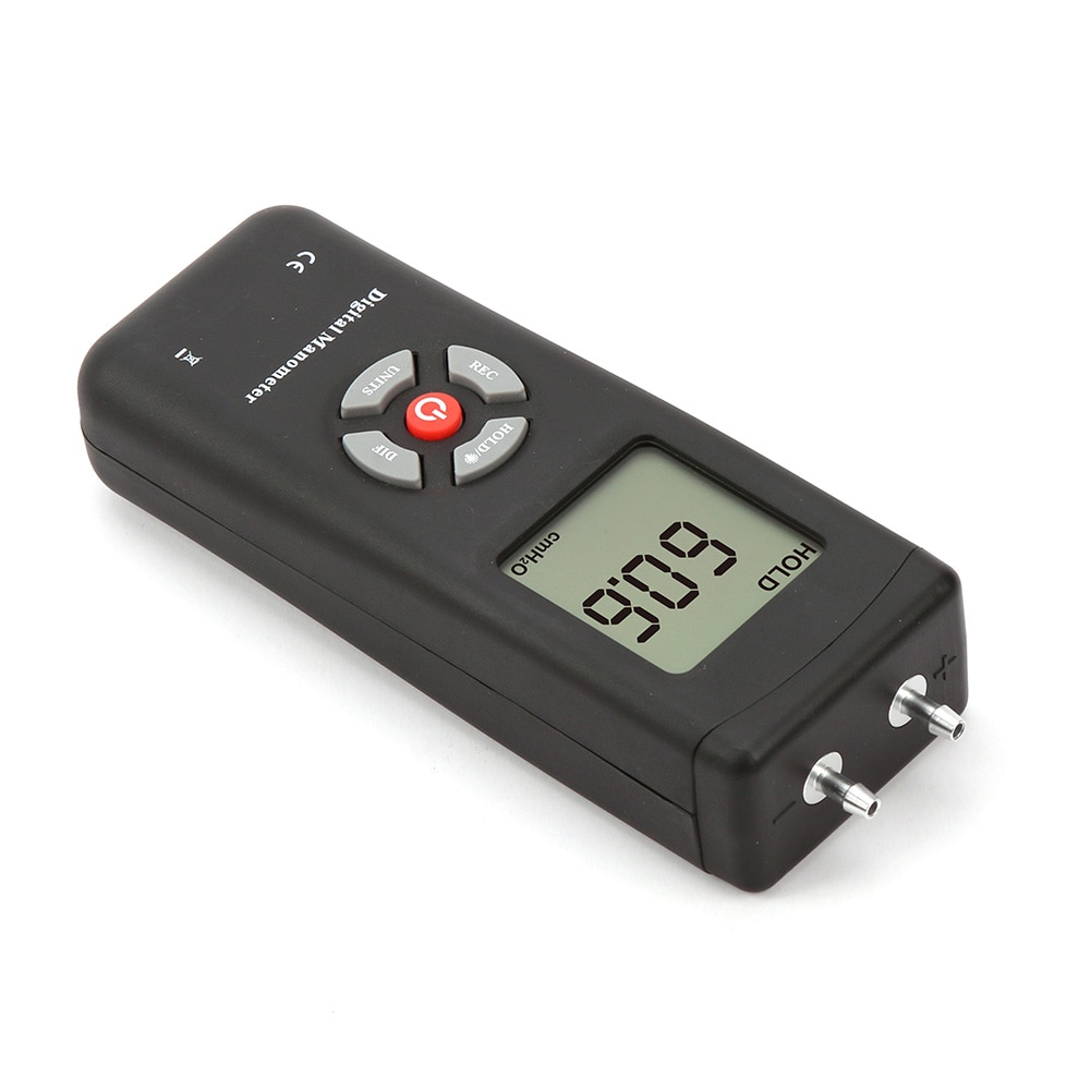 2 psi  /5 psi  /10 psi digitalt manometer lcd differensial lufttrykkmåler lcd digital differensialmåler