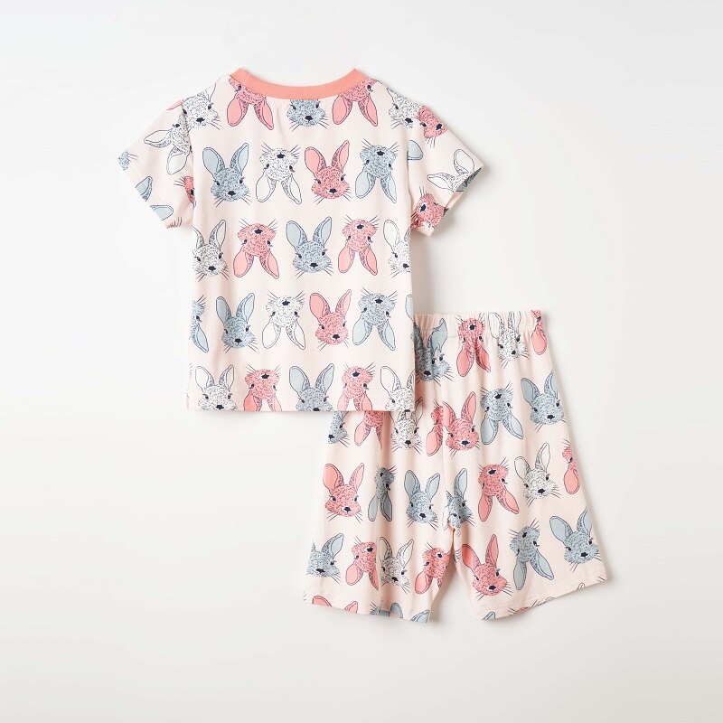 Bamboo Viscose Toddler Pajama Sets - 2-Piece Short Sleeve Sleepwear For Boys & Girls 2-7 Years