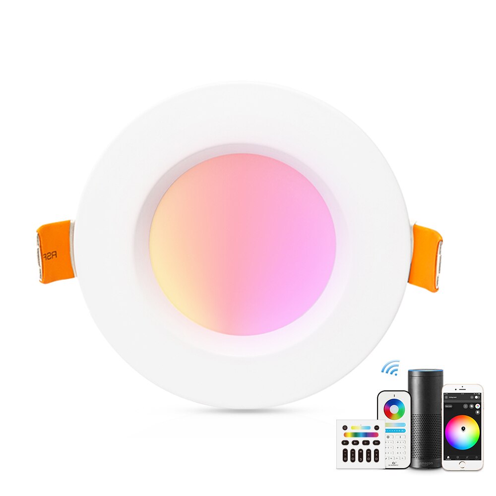 Zigbee-spot lumineux intelligent encastrable Plus, télécommande sans fil, luminaire de sport, LED rgbw cct, 6/9/12W, 220/110/230V AC, LED