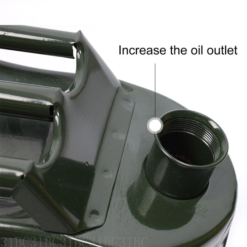 5l/1.3 benzine olie opslag jerrycans, gallon brandstofcontainer, benzine jerrycan voor auto, vrachtwagen, zwaar gebruik, emmer container