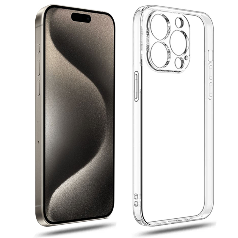 Clear Phone Case For iPhone 15 14 13 12 11 Pro Max Case Silicone Soft Cover For iPhone 13 Mini X XS Max XR 8 7 6 Plus Back Cover