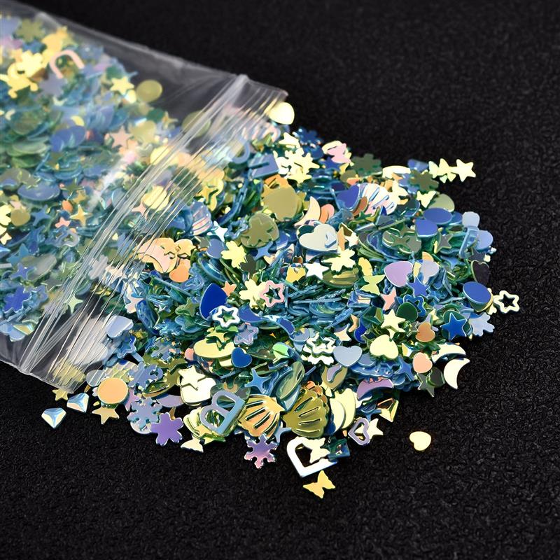 Mix Star Shell Sequin Heart Glitter Filling 10g/Pack For DIY Epoxy UV Resin Jewelry Making Decoration Supplies Resin Crafts: 04