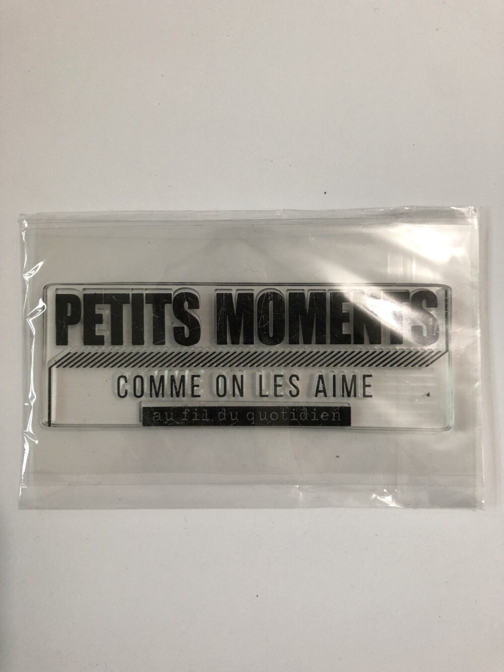 French Transparent Clear Stamp for DIY scrapbooking seal Card Making C289