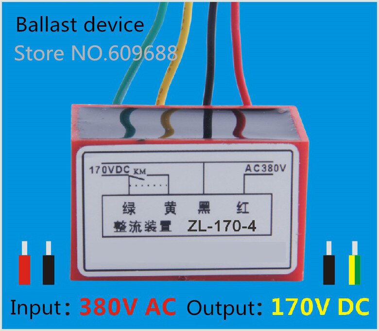 4 Draht Halbwellen Vorschaltgerät Gerät Schnelle Gleichrichter Motor- Bremse Schnelle Gleichrichter Energie bilden KZL-170-4 BL-170-4 RY-170-4 ZS-2 ZL2-170