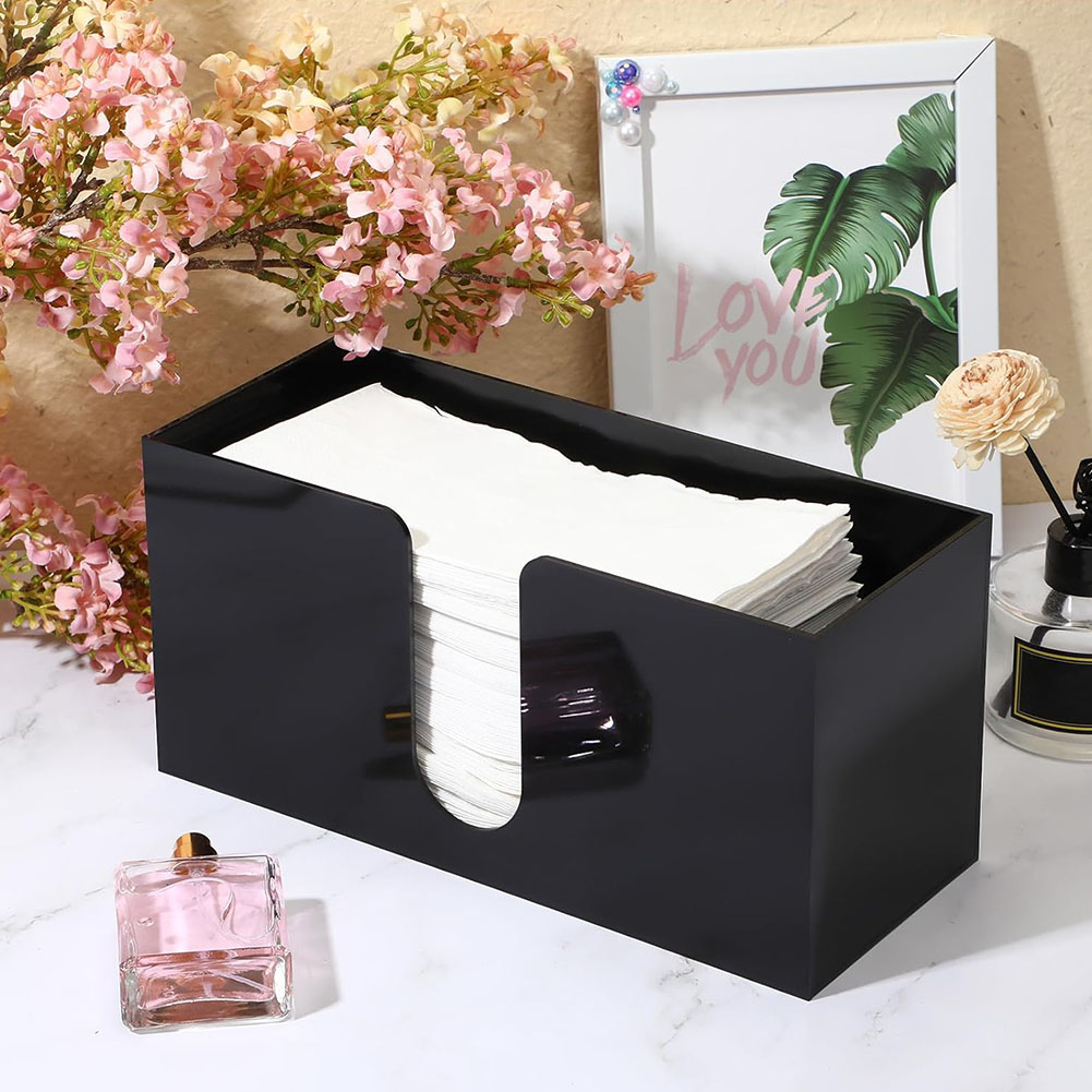 Countertop Paper Towel Dispenser Folded Napkin Dispenser Space Saving Tissue Dispenser Simple for Z Fold C Fold Multi-fold Paper