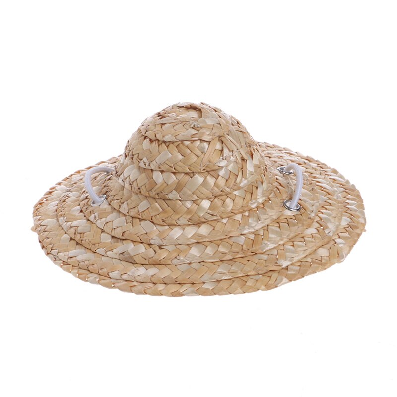 Chapéu havaiano para animais de estimação, sombrero, cão, gato, chapéu, pequeno/grande diâmetro 14cm 16cm