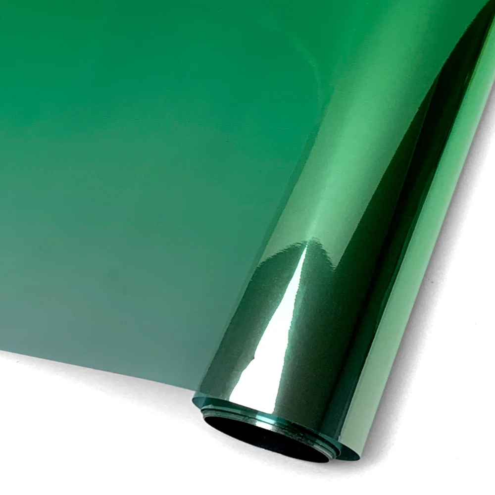 Solfilm til bilglass vindusfolie vinyl autotuning til frontrute vanntett selvklebende fargeskiftende film fargede bilklistremerker: Rød