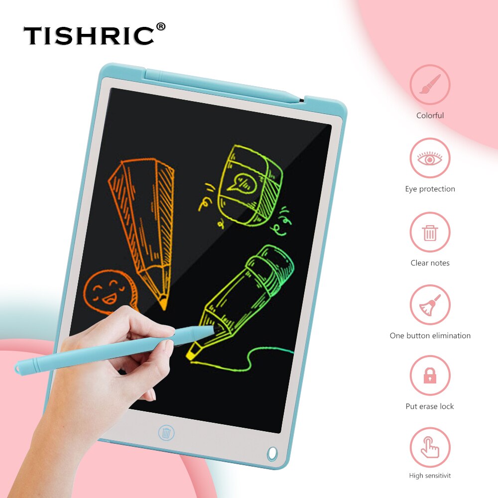 12 Inch Graphics Tablet For Drawing Digital Writing Tablet For Kids Stylus Pen Lcd Writing Board Sketch Drawing Pad